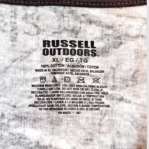 Camouflage T-Shirt Size XL Mossy Oak Realtree V-Neck Women's Short Sleeve - Picture 12 of 13